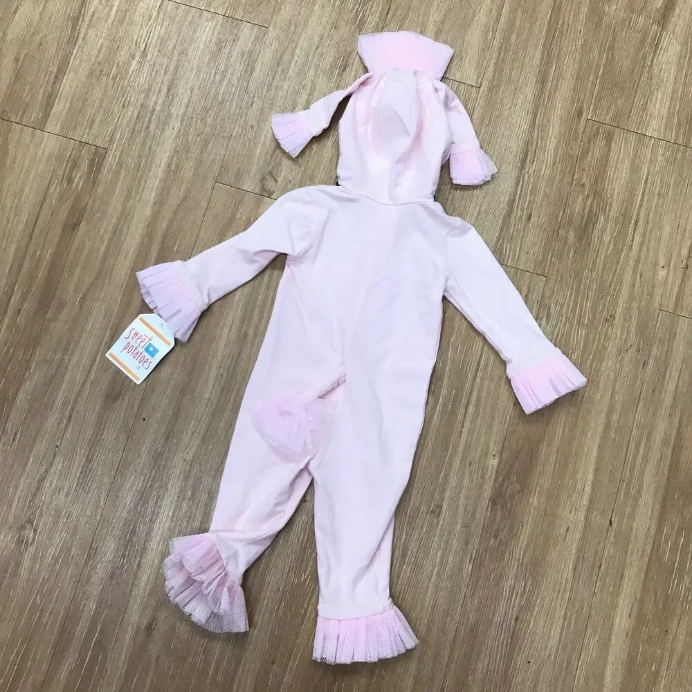 Sweet‎ Potatoes Girls Costume Size 18 Months Pink Poodle Dog Halloween NEW